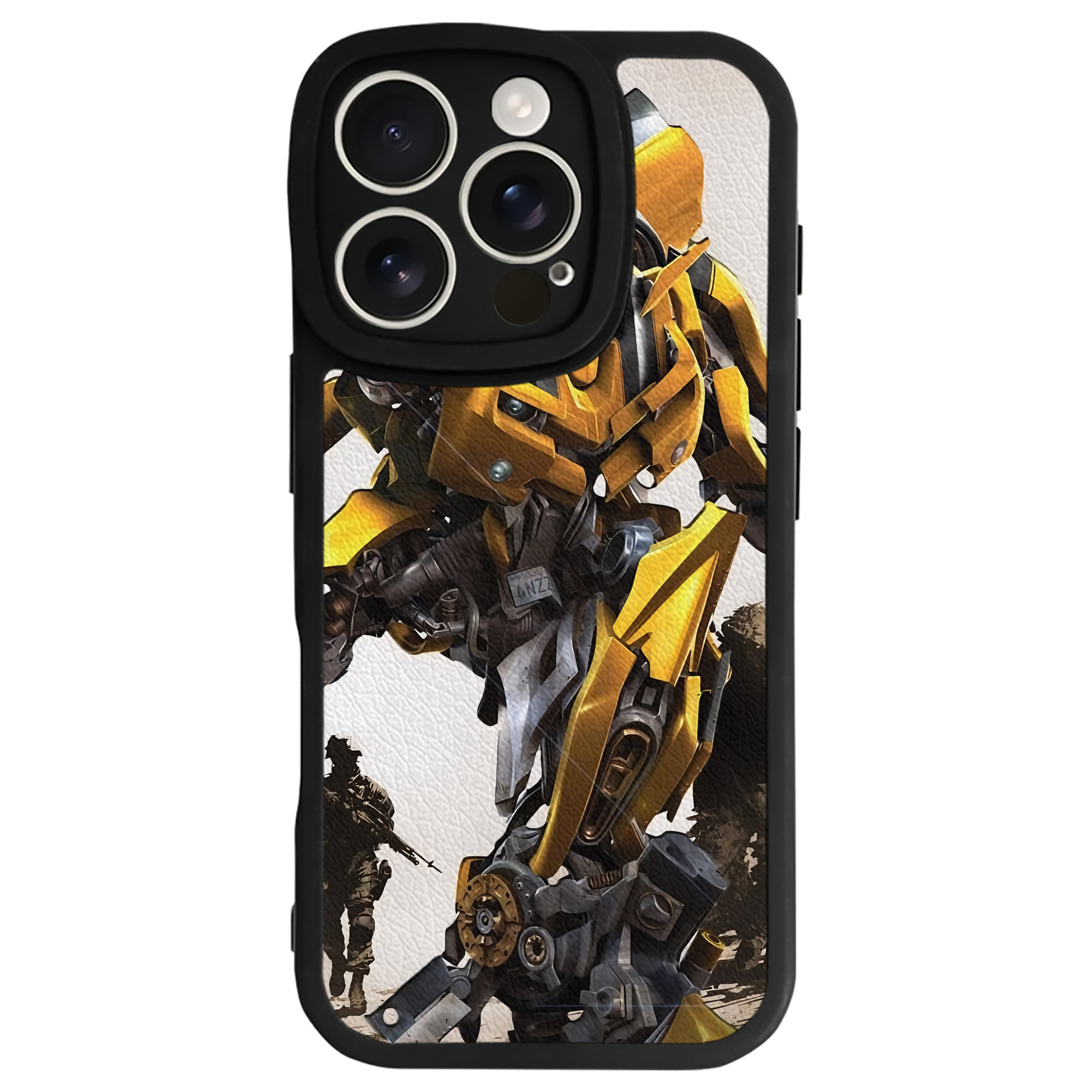 （画像用） Transformers トランスフォーマー 【iPhone 16シリーズ対応】シリコンスマホケース（レザー調） 材質：シリコン